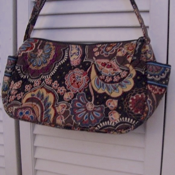 VERA BRADLEY Kensington Print Maggie Style PURSE - Picture 7 of 10